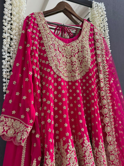 Luxurious Anarkali sharara set