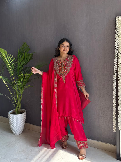 Premium silk antique dori set