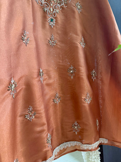 Luxurious dabka bejewelled suit