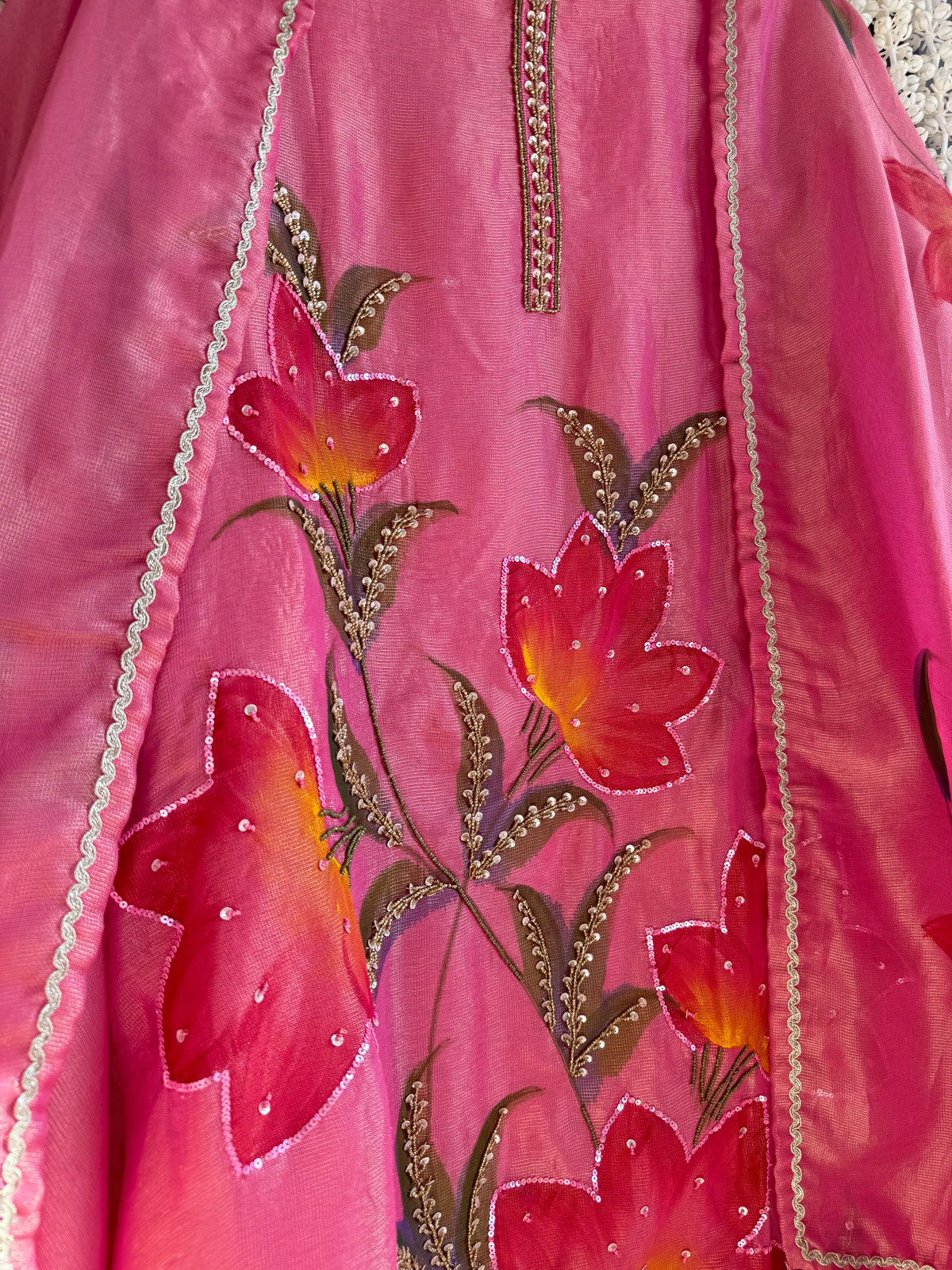 Premium handpainted handwork suit
