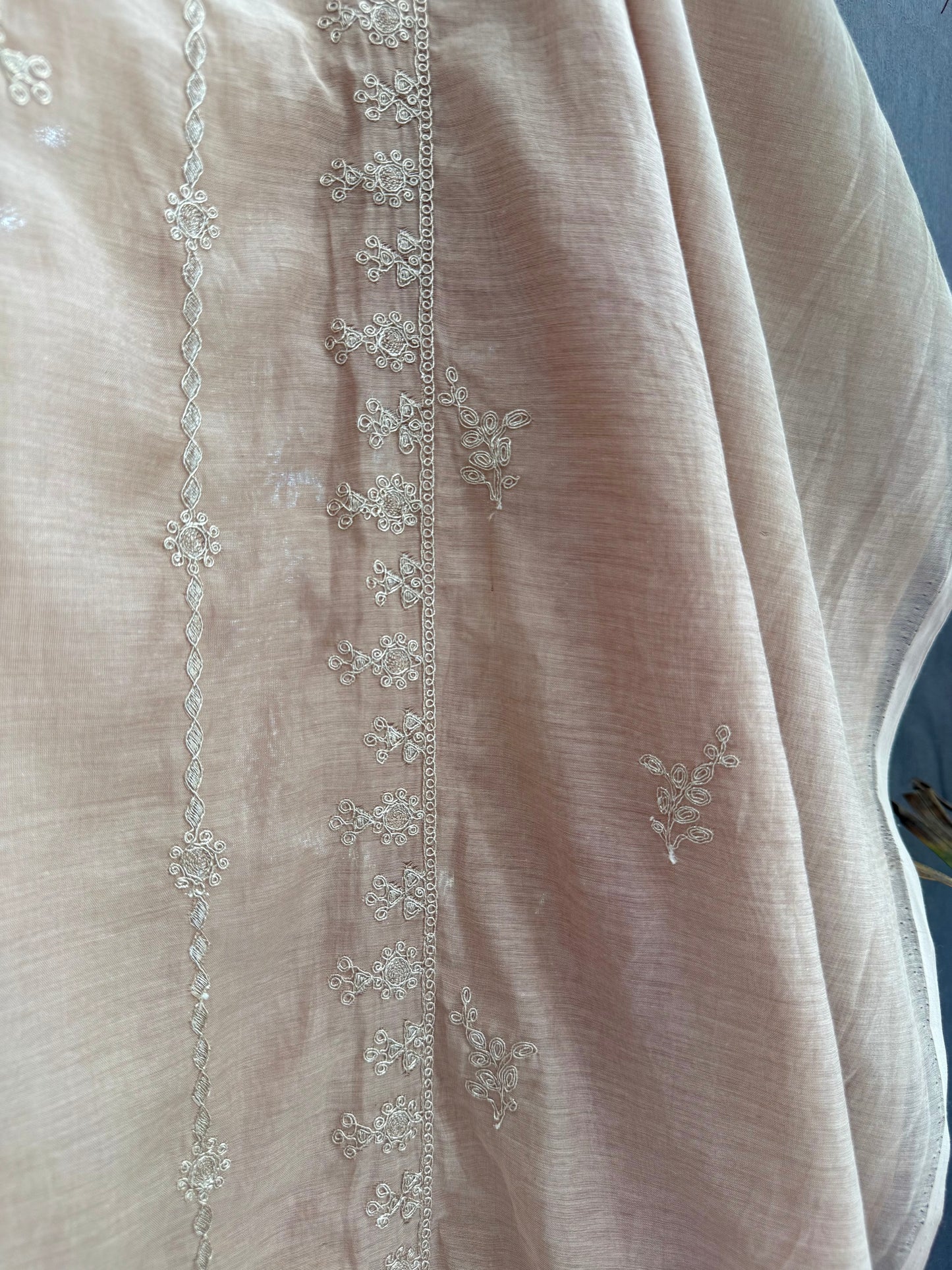Luxurious Mul chanderi dori sitara suit