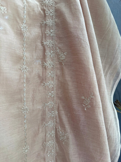 Luxurious Mul chanderi dori sitara suit