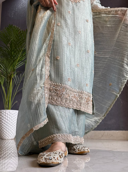 Crush tissue handwork suit set