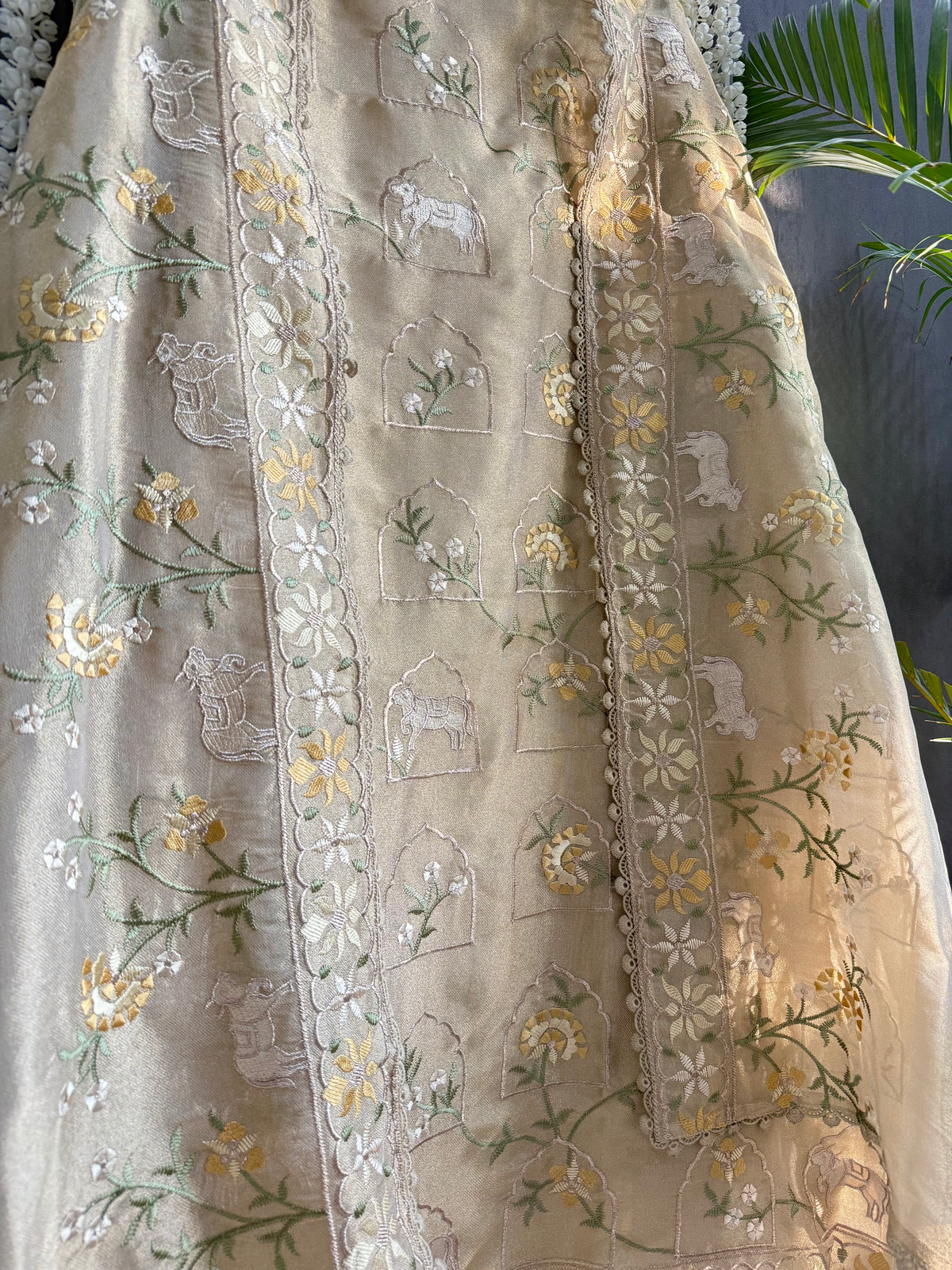 Luxurious Tissue Silk pichwai suit