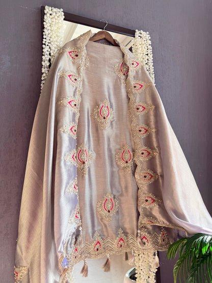 Luxurious bejewelled suit