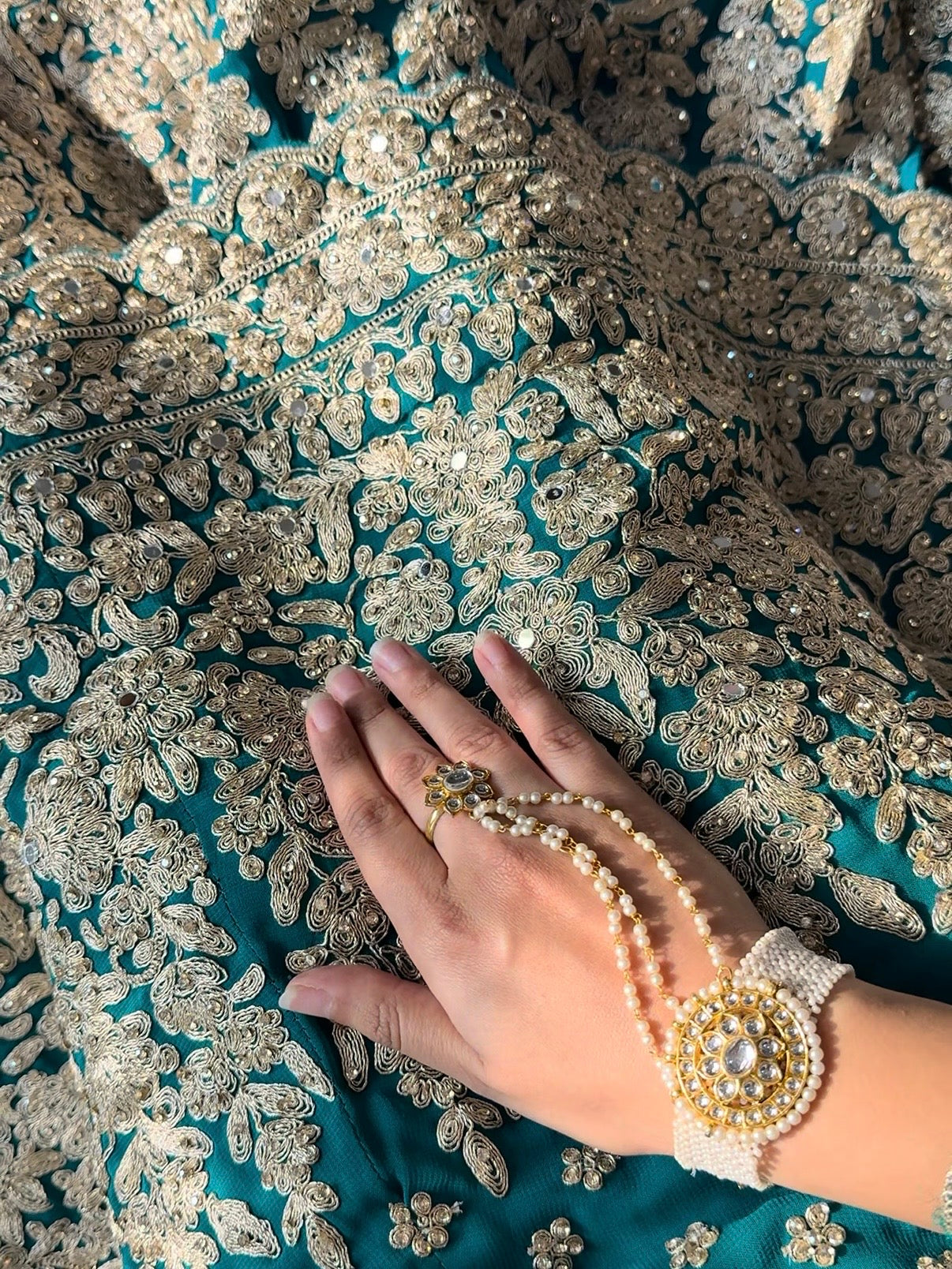 Luxurious Anarkali sharara set