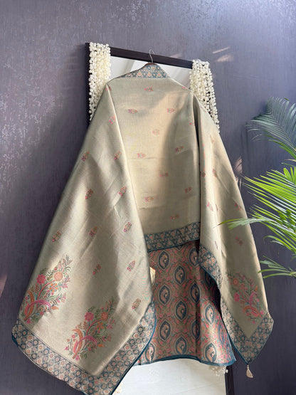 Meenakari Benarsi Peacock suit