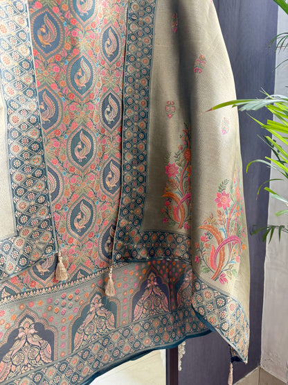 Meenakari Benarsi Peacock suit