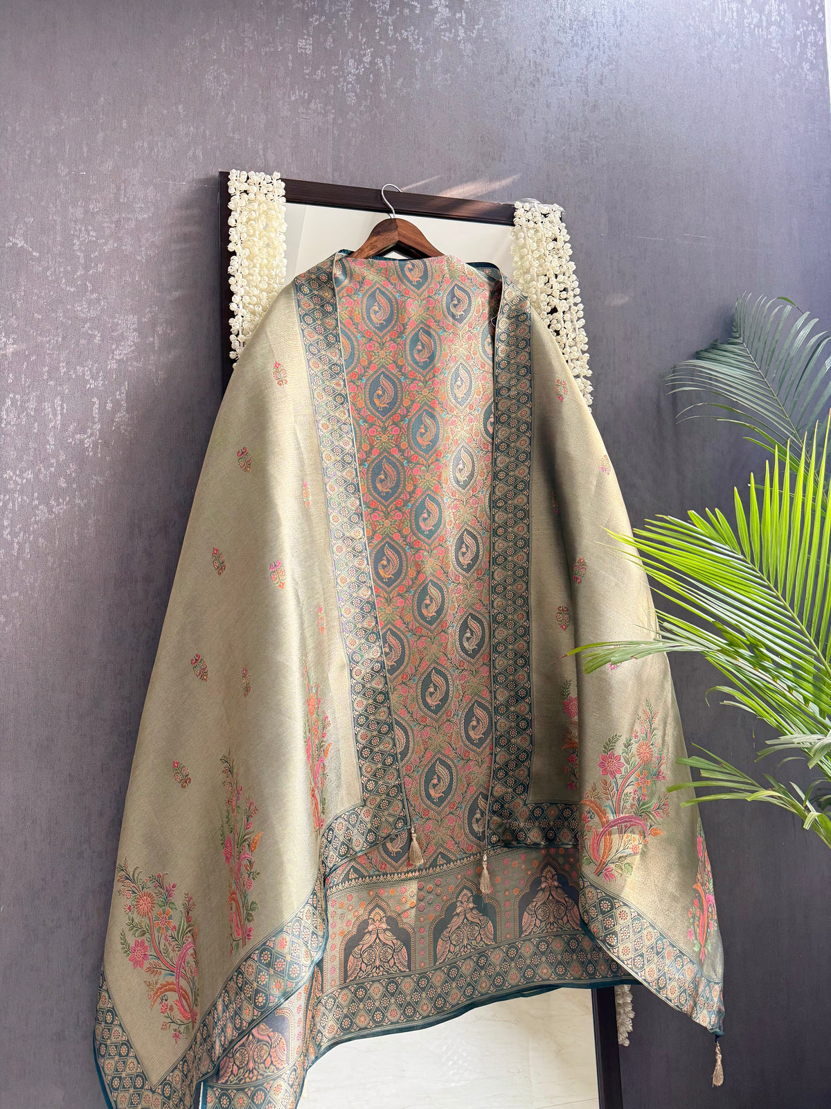 Meenakari Benarsi Peacock suit