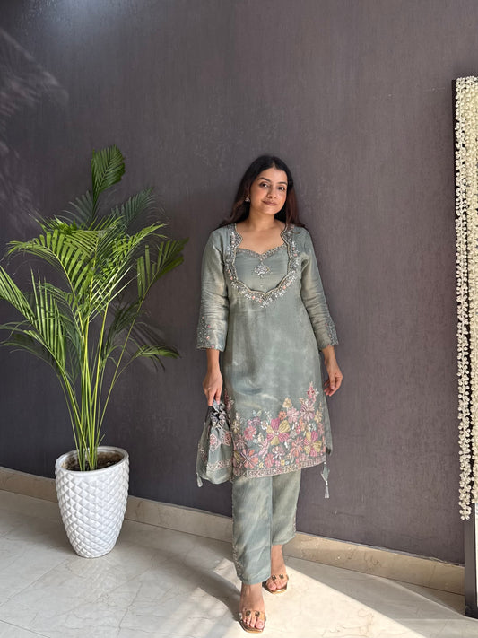 Handwork designer coord set