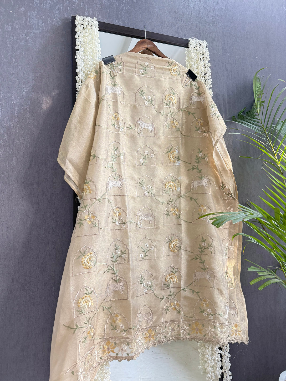Luxurious Tissue Silk pichwai suit