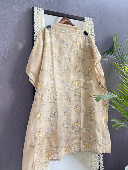 Luxurious Tissue Silk pichwai suit