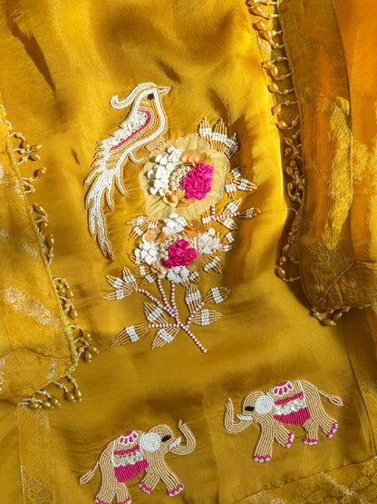 Luxurious elephants Handwork suit