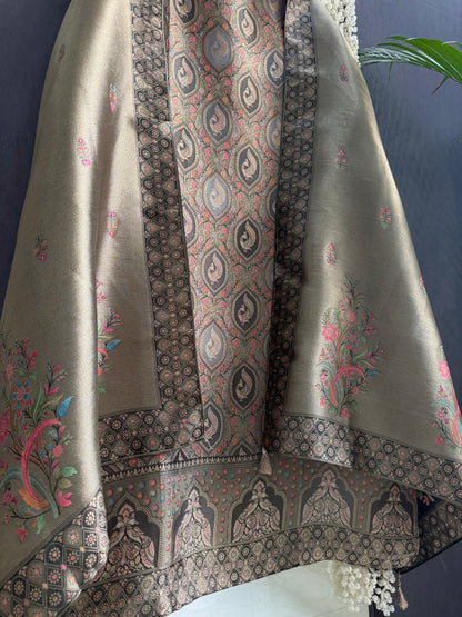 Meenakari Benarsi Peacock suit