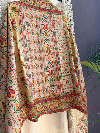Meenakari Benarsi Paithani Handwork suit