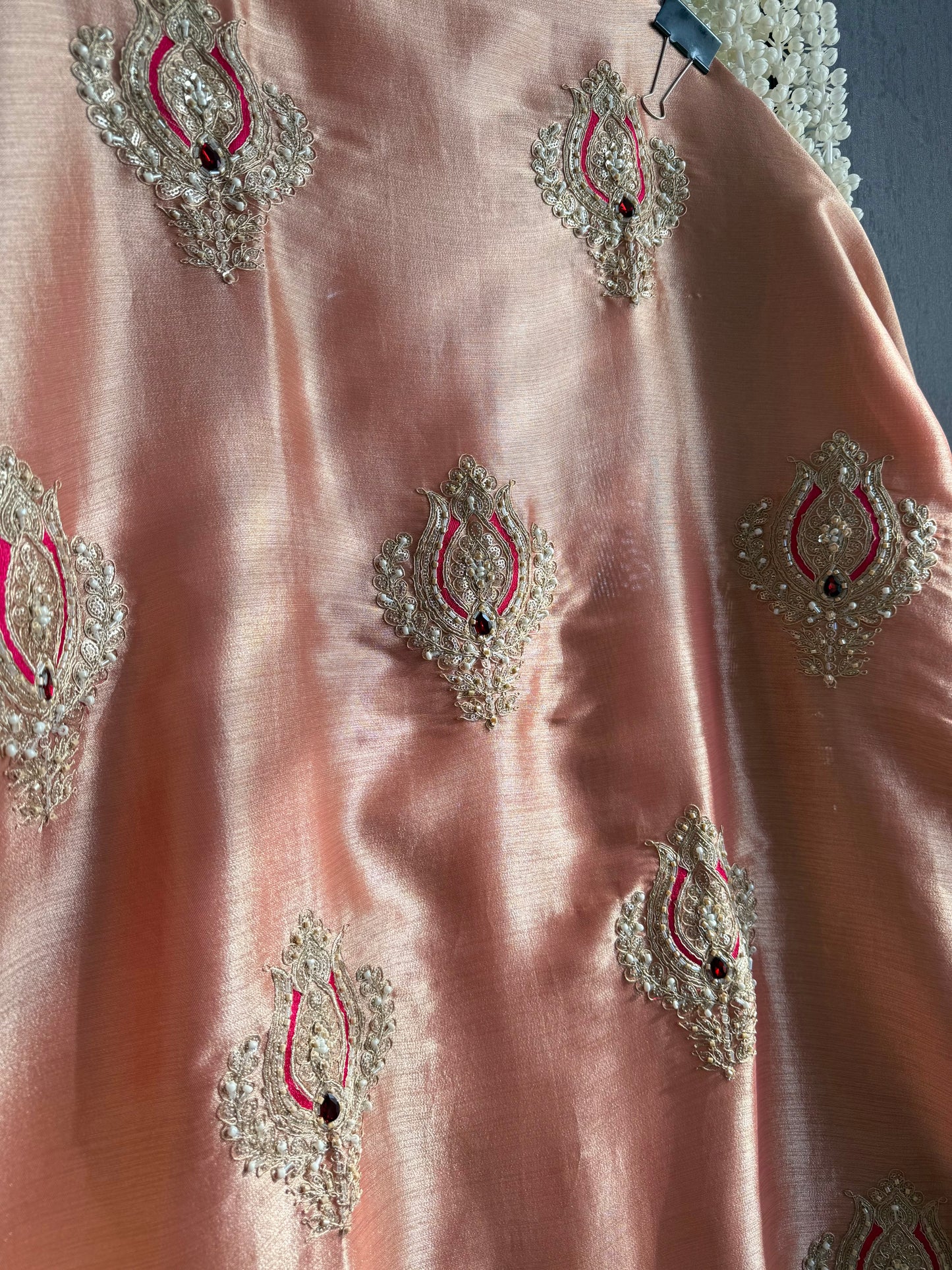 Luxurious bejewelled suit