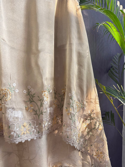 Luxurious Tissue Silk pichwai suit