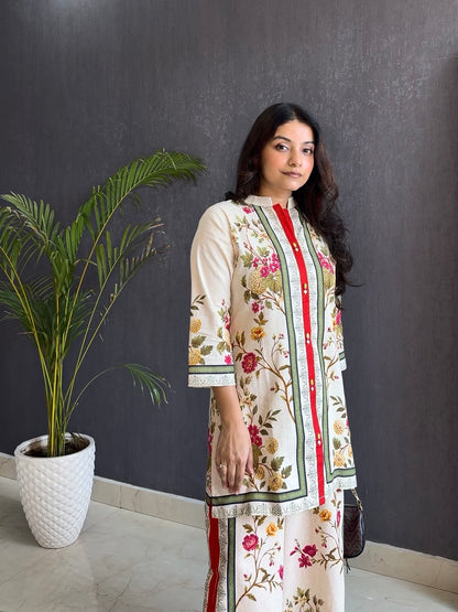 Designer floral Coord set