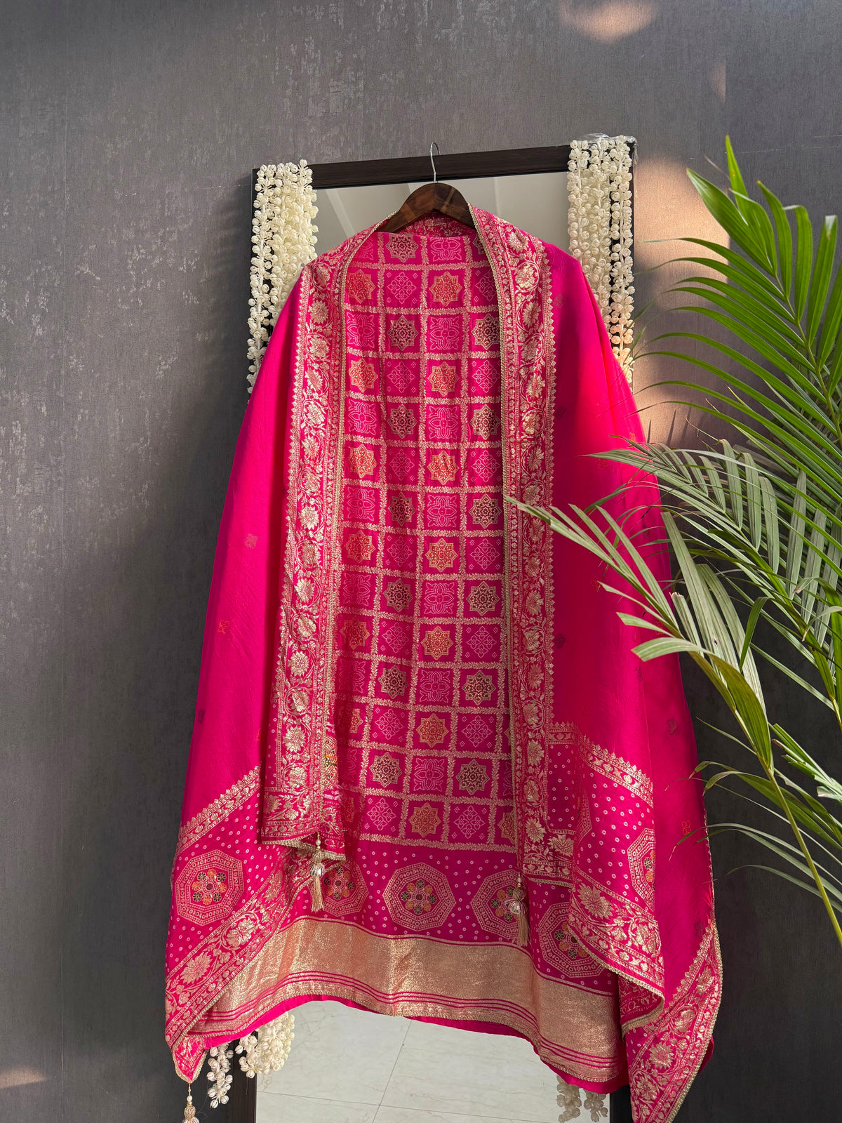 Meenakari Benarsi gharchola suit