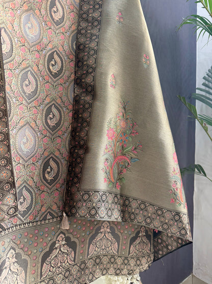 Meenakari Benarsi Peacock suit