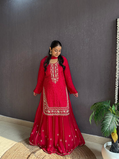 Handwork Lehenga set