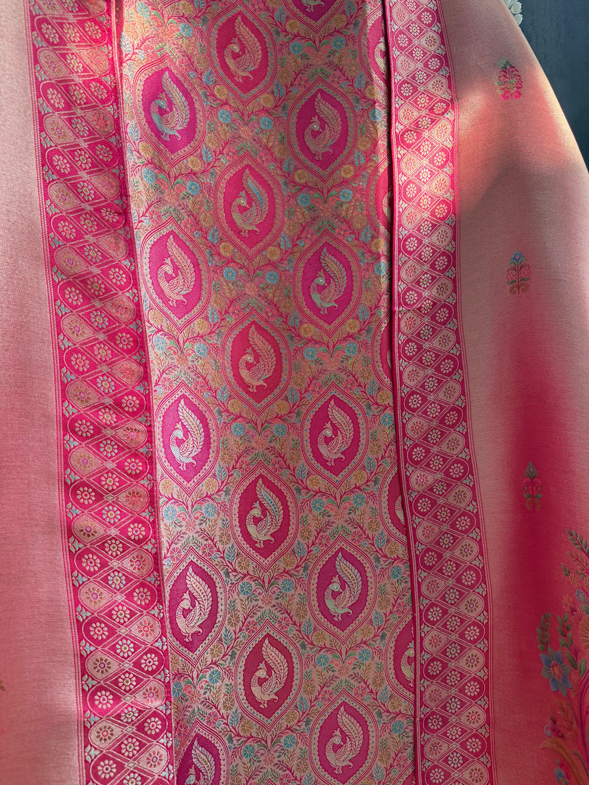 Meenakari Benarsi Peacock suit
