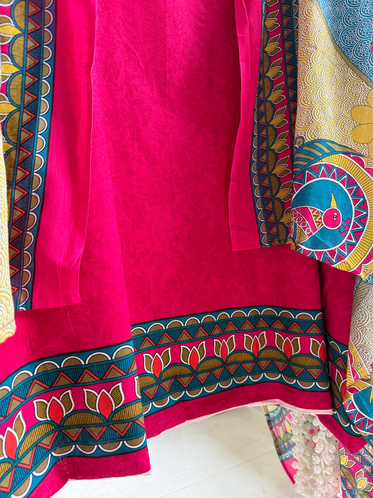 Mulmul cotton tribal art suit