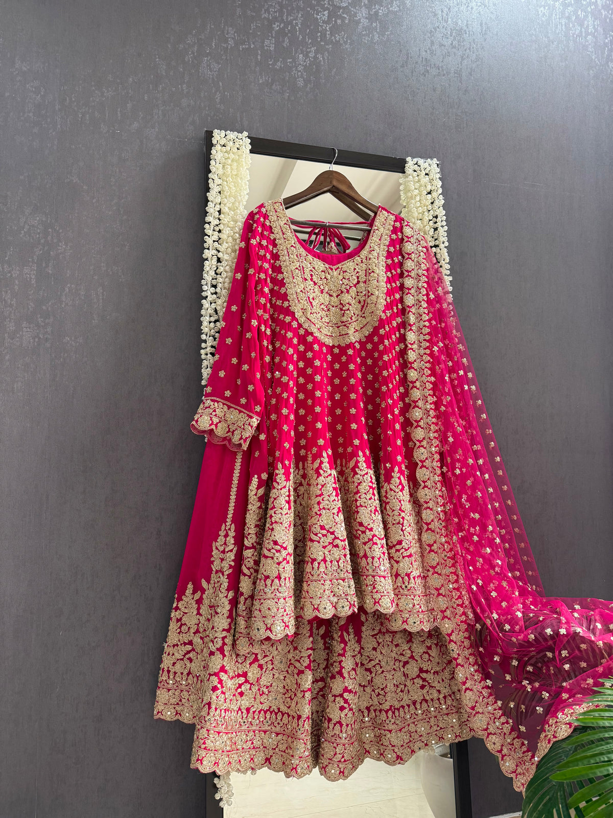 Luxurious Anarkali sharara set