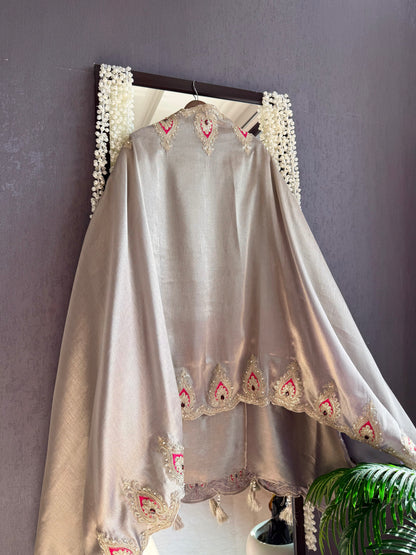 Luxurious bejewelled suit