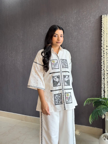 Premium cotton artsy Coord set