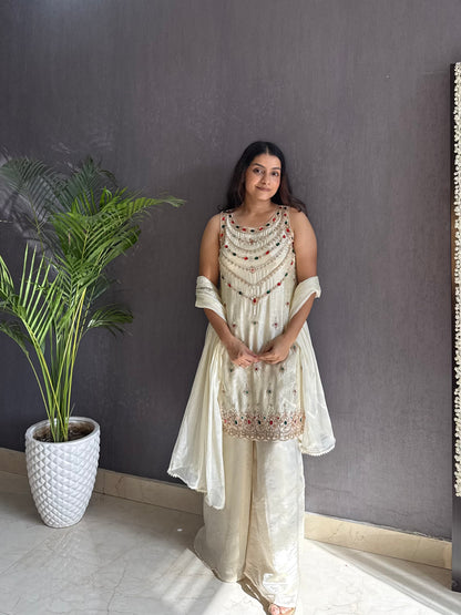 Bejewelled Handwork sharara set