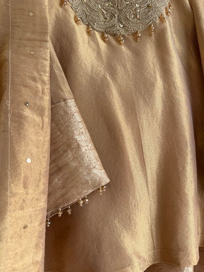 Luxurious tissue silk brocade set