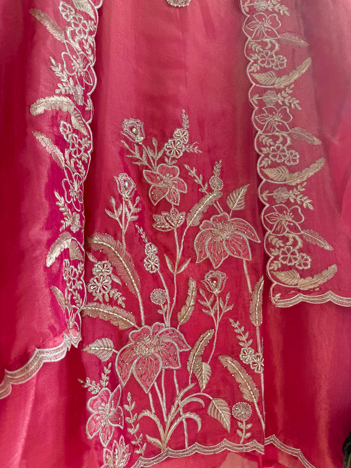 Luxurious mughal florals Handwork suits