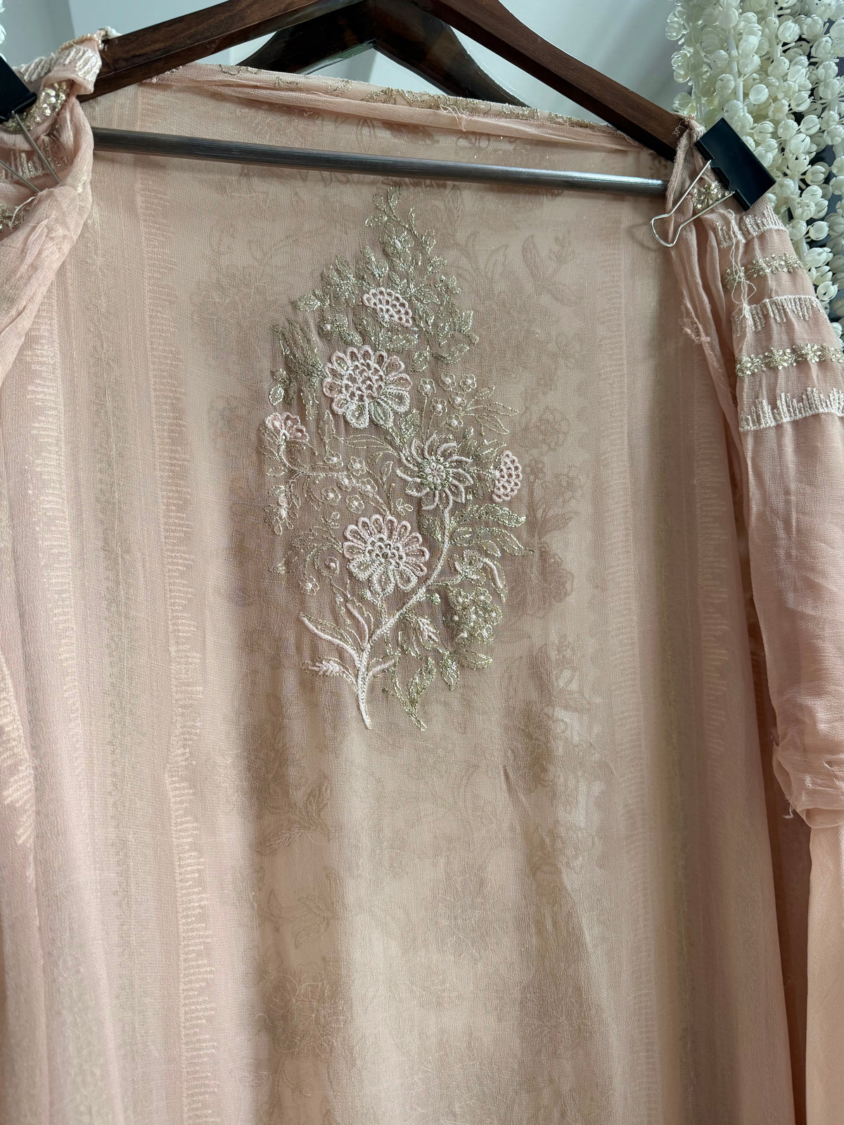 Pitta work crystal handwork suit