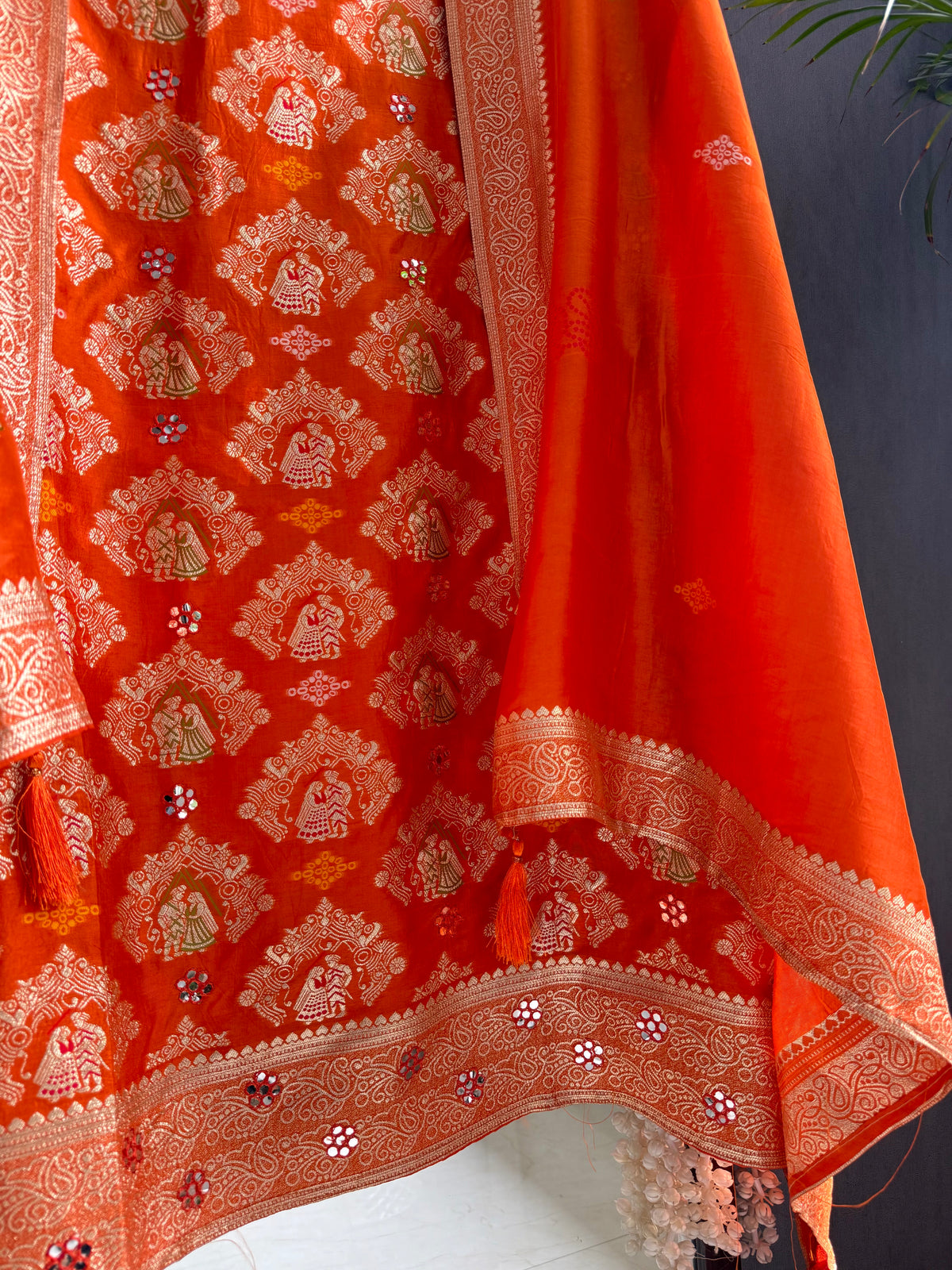 Meenakari Benarsi raja rani suit