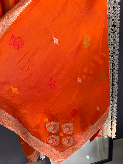 Meenakari Benarsi raja rani suit
