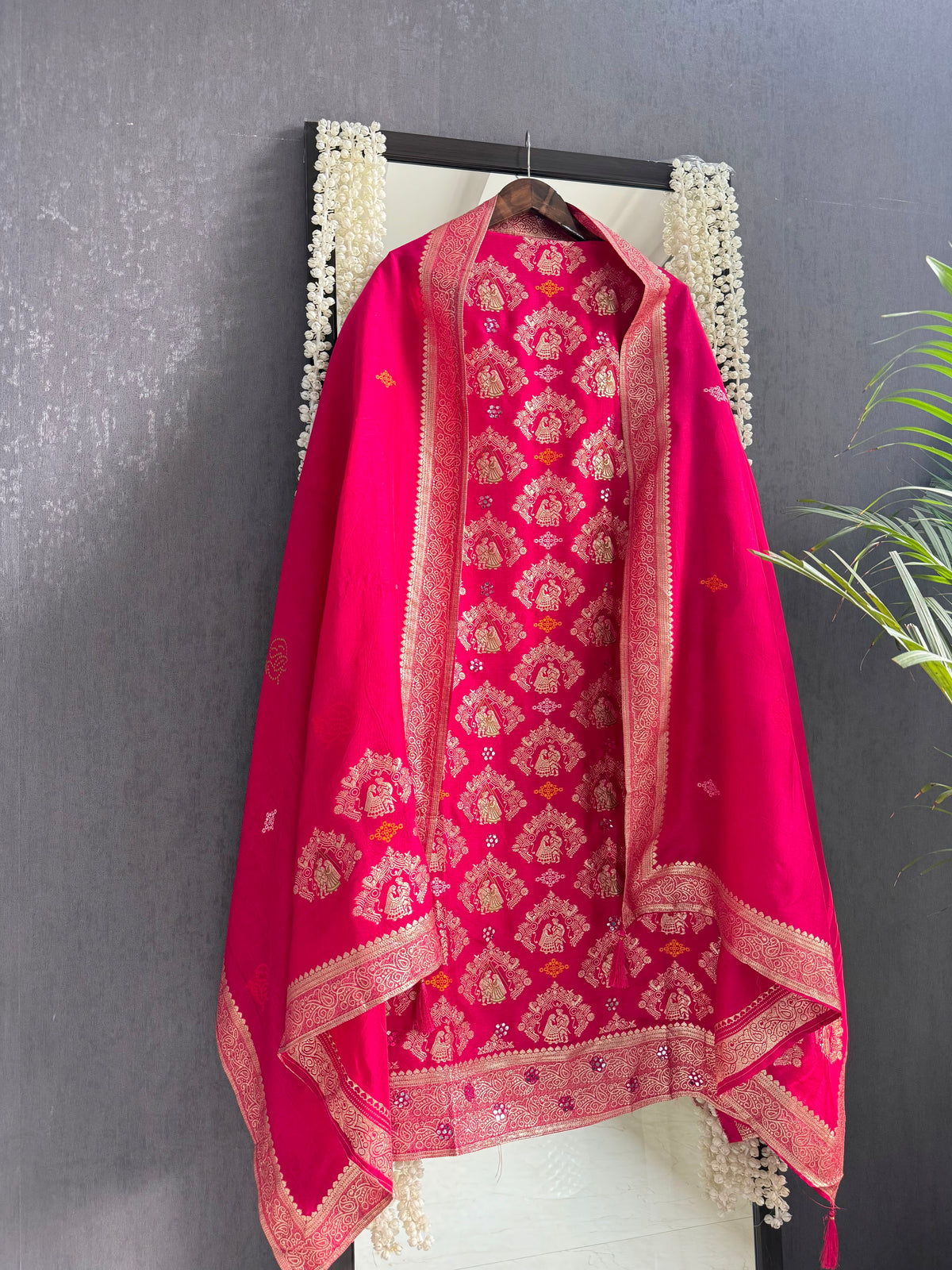 Meenakari Benarsi raja rani suit