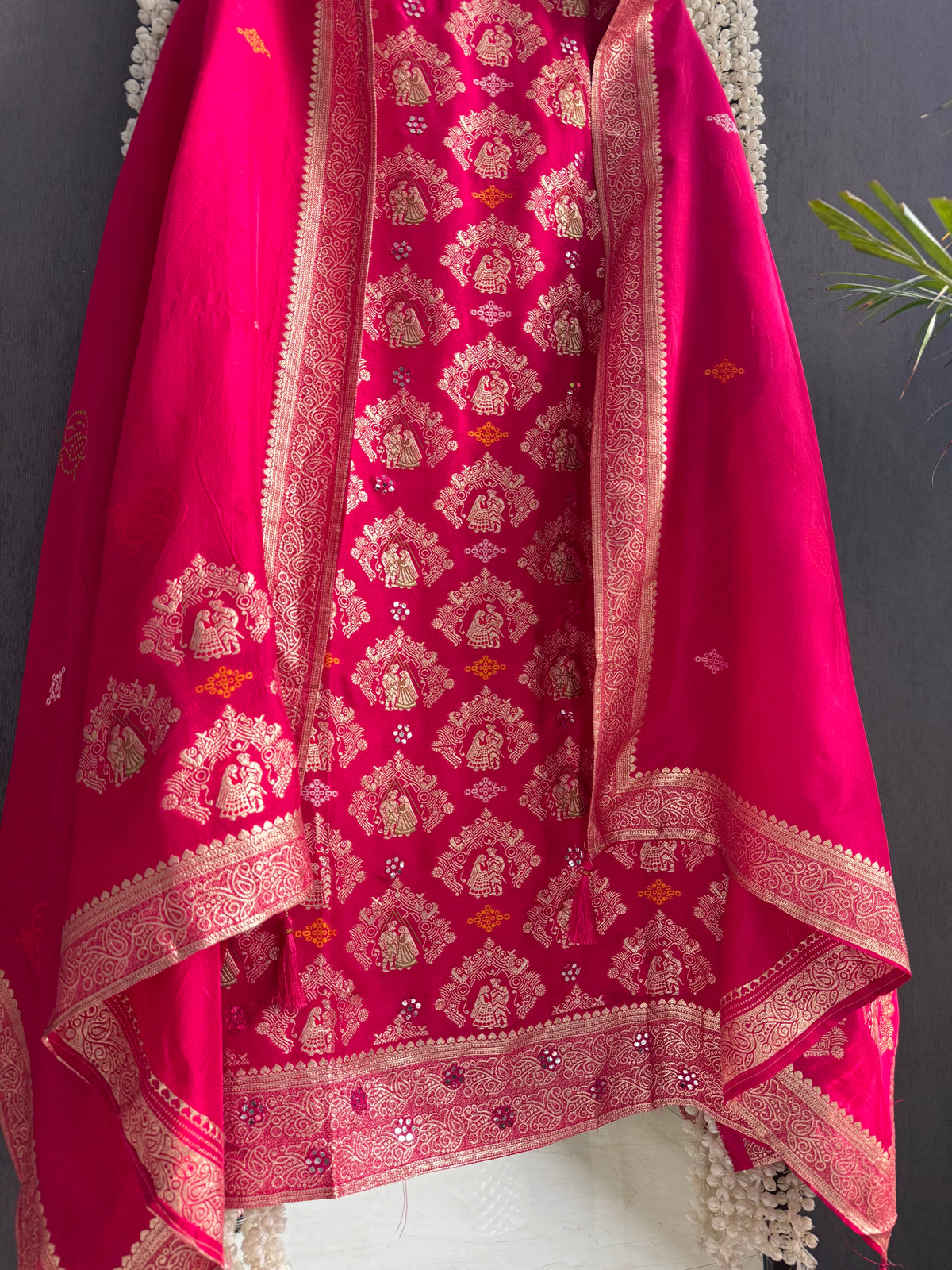 Meenakari Benarsi raja rani suit