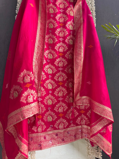 Meenakari Benarsi raja rani suit