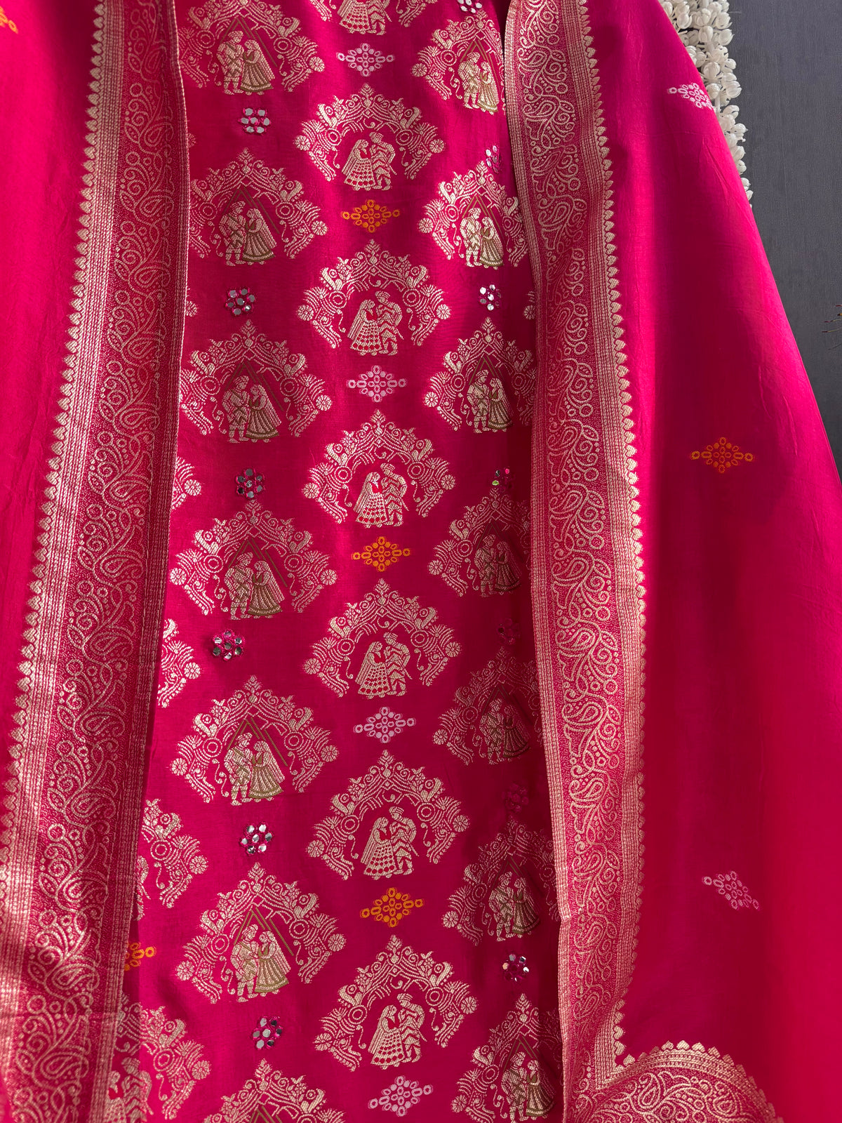 Meenakari Benarsi raja rani suit