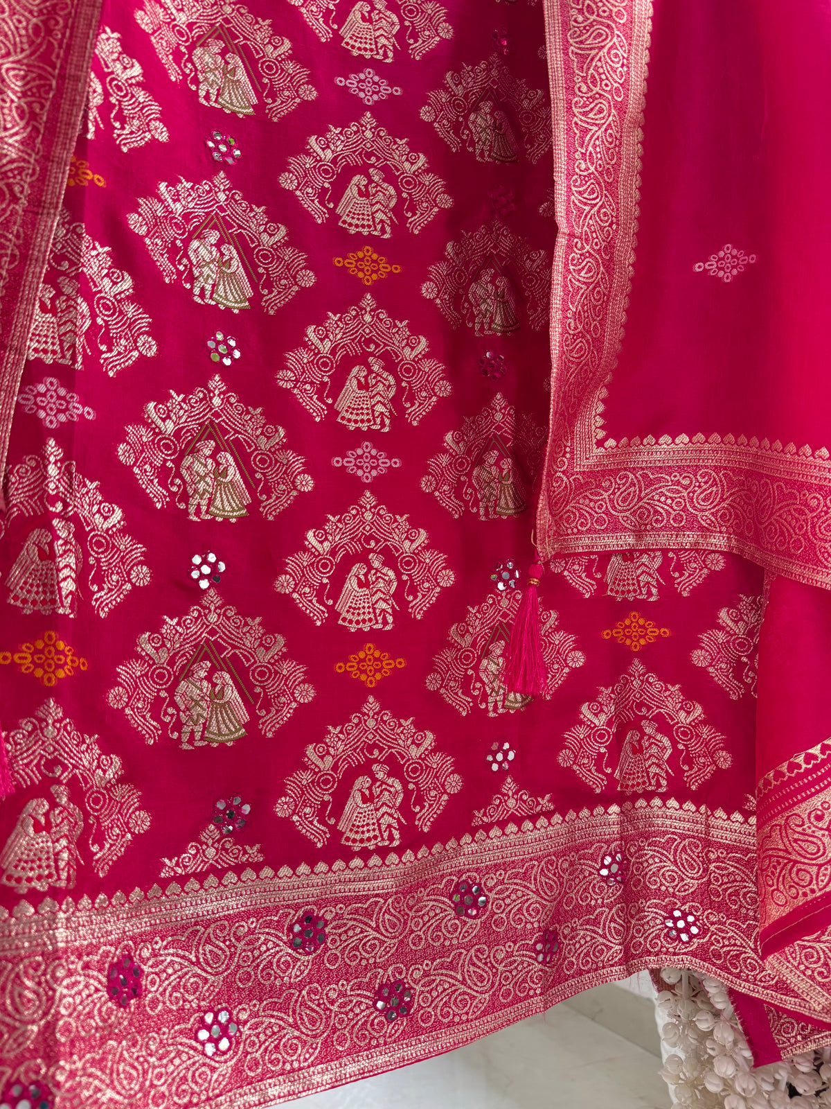 Meenakari Benarsi raja rani suit