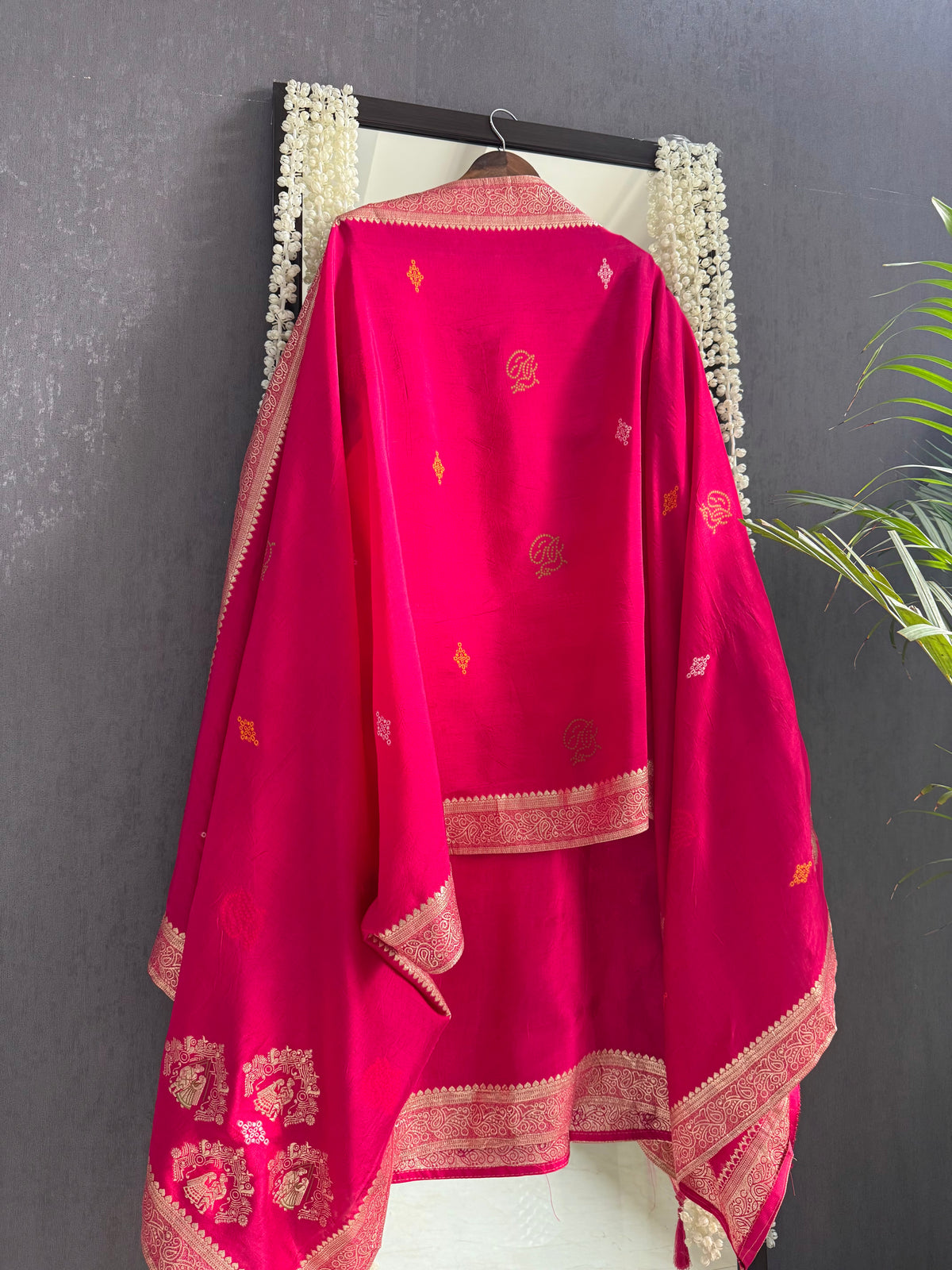 Meenakari Benarsi raja rani suit