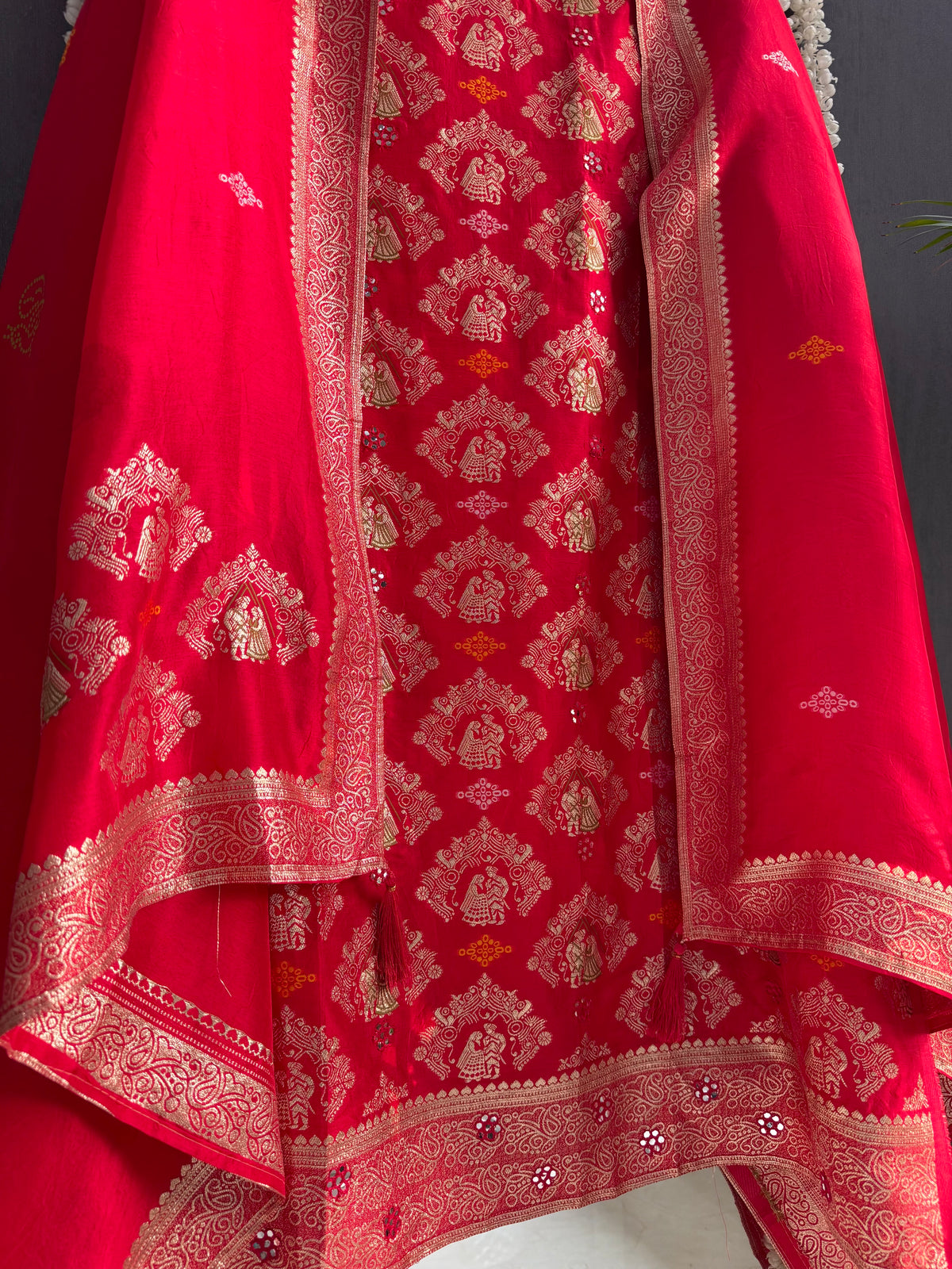 Meenakari Benarsi raja rani suit