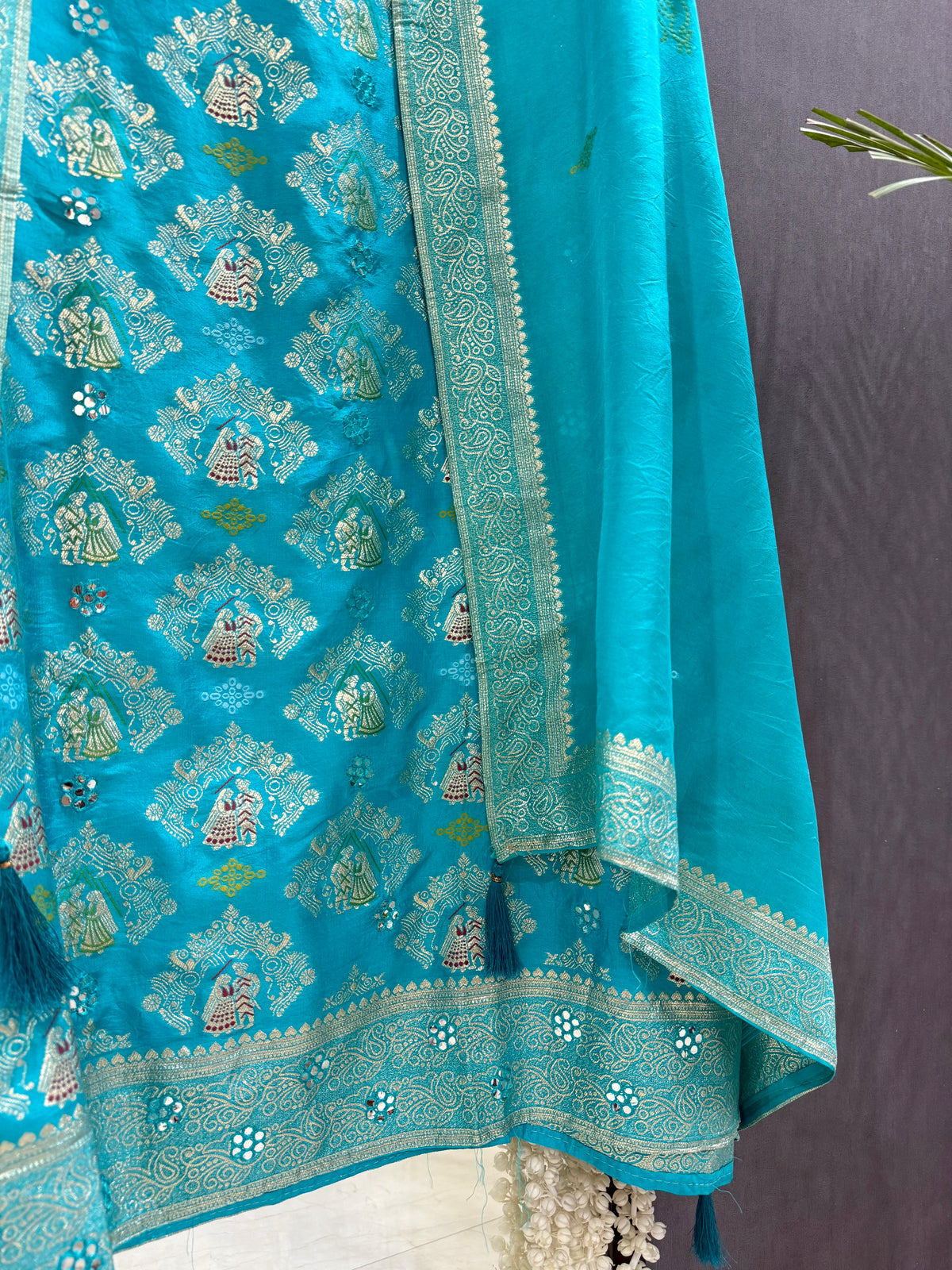 Meenakari Benarsi raja rani suit