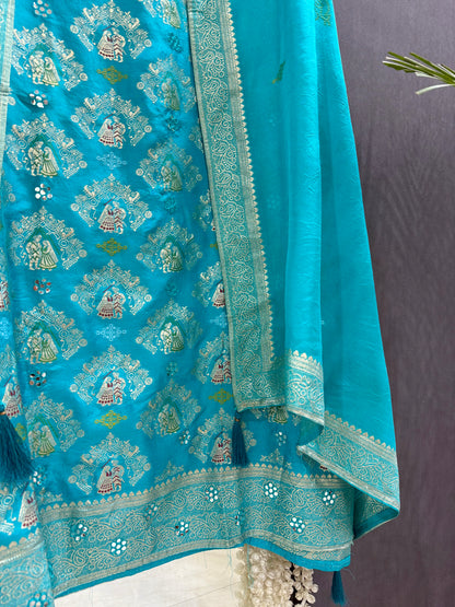 Meenakari Benarsi raja rani suit