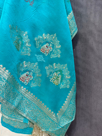Meenakari Benarsi raja rani suit